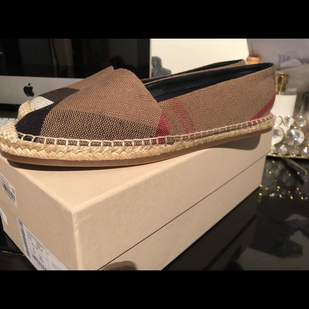 Burberry Hodgeson Check Espadrille